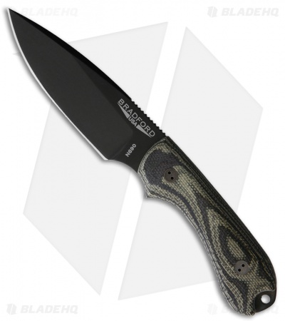 Bradford Knives Guardian3 Fixed Blade 3D Camo Micarta (False Edge/N690/DLC)