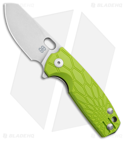 Brighten Blades Baby Core Mini Liner Lock Knife Lime Green FRN (2.35