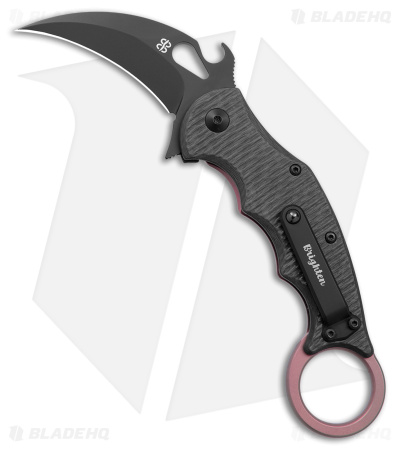 Brighten Blades Moonstruck Karambit Purple Titanium w/ Carbon Fiber (2.5