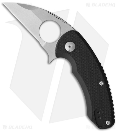 Brous Blades Silent Soldier Liner Lock Knife Black (2.5" Satin D2)