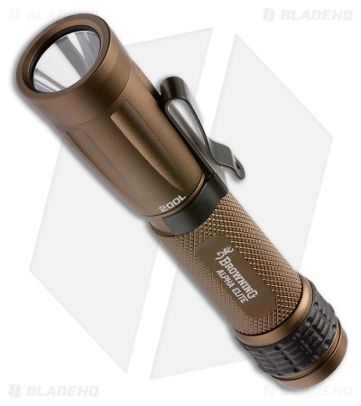 Browning Alpha Elite Flashlight Brown Aluminum (200 lumens)
