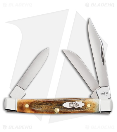 Case Cutlery Small Stockman Burnt Stag (2.00 Polished)