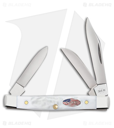 Case Knives Stockman Knife 2.6" White Jigged Synthetic (6333 SS) 14106