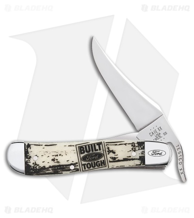 Case Cutlery Russlock Ford Smooth Natual Bone (2.75" Polished)