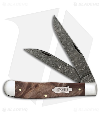 Case Knives Trapper Knife 4.1" Maple Burl Wood (7254W DAM)