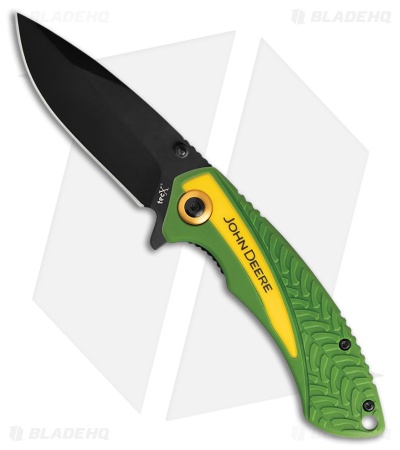 Case Cutlery John Deere Linerlock TecX Yellow and Green Nylon (3.25