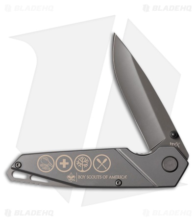 Case Cutlery Linerlock Boy Scout TecX Gray Stainless (Gray 3.00