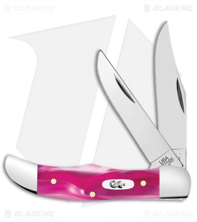 Case Pocket Hunter Knife 2.75" Pink Pearl Kirinite (102165 SS)