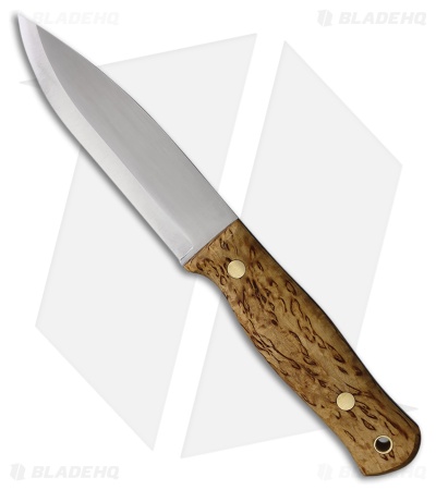 Casstrom Lars Falt Bushcraft Fixed Blade Knife Curly Birch (4.5