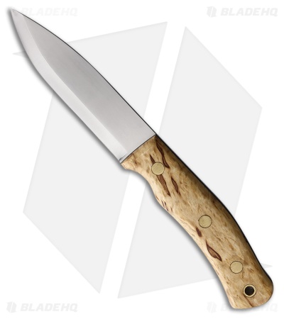 Casstrom No.10 Swedish Forest Knife SFK Fixed Blade Curly Birch (4