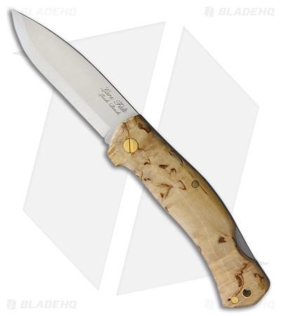 Casstrom Lars Falt Lockback Knife Curly Birch (3