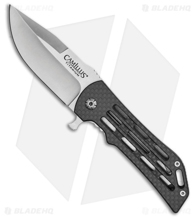 Camillus Dominator II Frame Lock Knife Carbon Fiber/Steel (3" Satin)