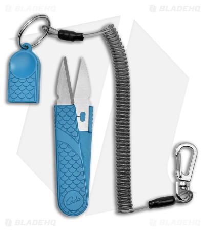 Cuda 4" Braid Nipper w/ Lanyard (Blue)