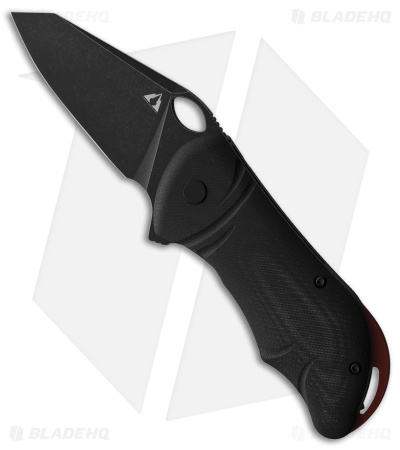 CMB Made Knives Hippo Liner Lock Flipper Knife Black G-10 (3