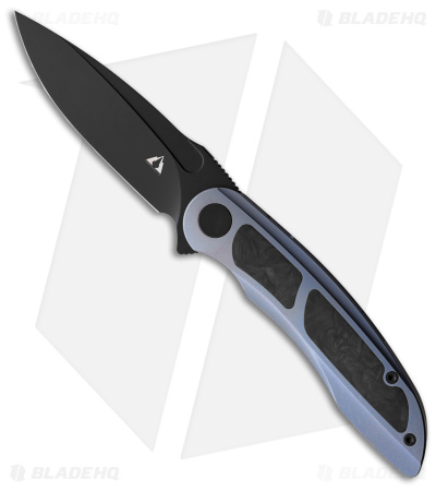 CMB Made Knives Knight Frame Lock Knife Titanium/Carbon Fiber (3.75