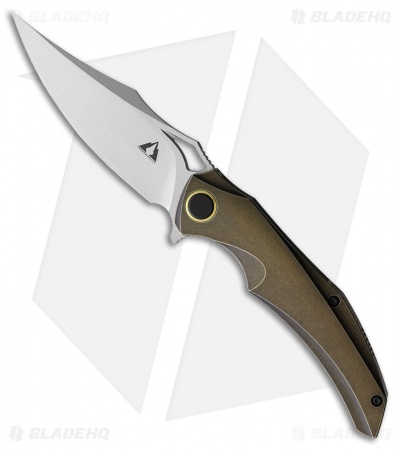 CMB Made Knives Prowler Frame Lock Bronze Titanium (3.7" Satin)