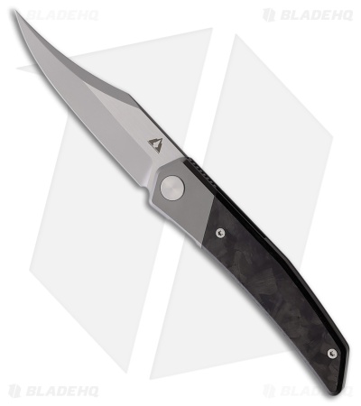 CMB Made Knives Zetsu Frame Lock Knife Ti + Carbon Fiber (3.6" Satin)