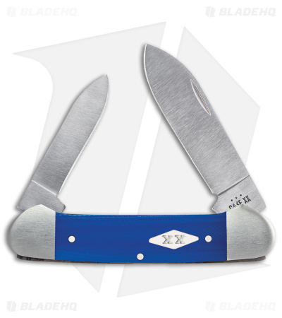 Case Knives Canoe Knife 3.6" Blue G-10 (102131 SS) 16753