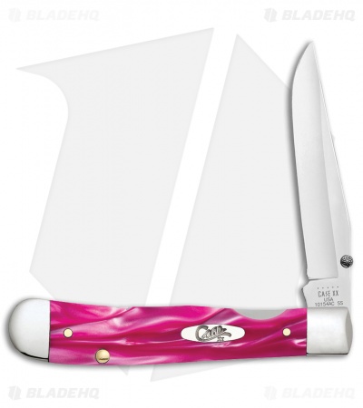 Case Kickstart TrapperLock Assisted Knife Pink Pearl Kirinite (10154AC SS)