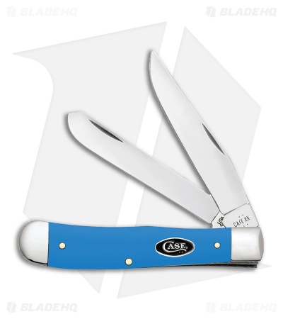 Case Knives Trapper Knife 4.1" Smooth Blue Synthetic (4254 SS) 68900
