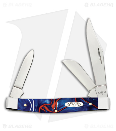 Case Knives Medium Stockman Knife 3.25" Patriotic Kirinite (6318 SS) 20032