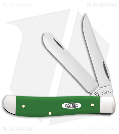 Case Mini Trapper 3.5" Green Synthetic (4207 SS) 53391