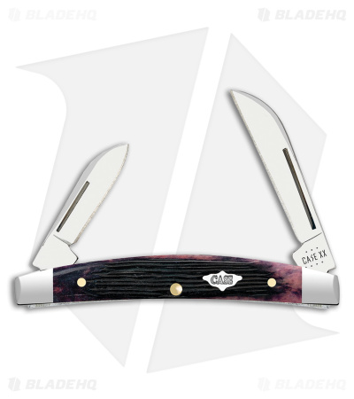 Case Cutlery Congress Knife 3.1" Purple Bone Barnboard Jig (6268 SS) CA09704