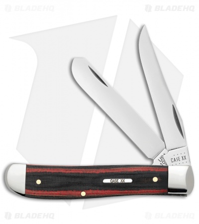 Case Cutlery Copperhead Pocket Knife 3" Red/Black Micarta
