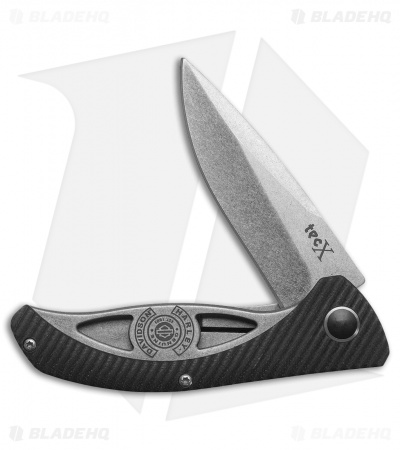 Case Cutlery Harley Davidson TecX Frame Lock Knife Black G-10 (3" Stonewash)