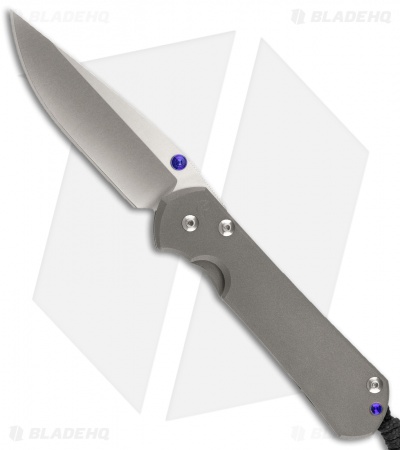 Chris Reeve Large Sebenza 31 Frame Lock Knife Titanium (3.625" SW Double Lug)