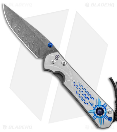 Chris Reeve Large Sebenza 31 Unique Graphic Lolite Inlay (3.6