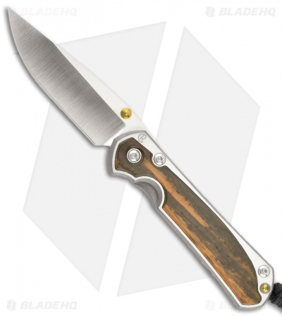 Chris Reeve Small Sebenza 31 Knife Box Elder Double Lug Knife (2.94" SW)
