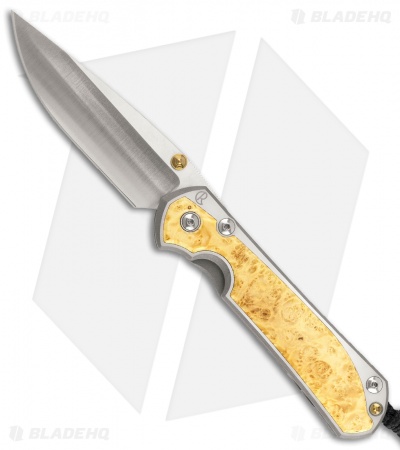 Chris Reeve Small Sebenza 31 Knife Macassar Ebony Double Lug (2.94" SW)