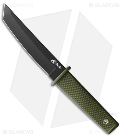 Cold Steel Kobun Tanto Fixed Blade Knife OD Green (5.5