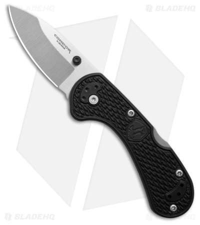 Condor Cadejo Drop Point Folding Knife Black Zytel (2.6" Polished)