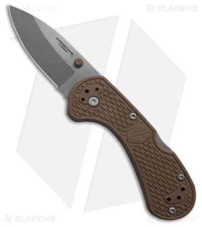 Condor Cadejo Drop Point Folding Knife Desert Tan Zytel (2.6" Polished)