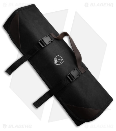 Condor Carry Machete Roll Black Canvas - Inner Brown Leather