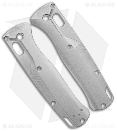 Flytanium Custom Crossfade Titanium Scales for Benchmade Bugout - Stonewash
