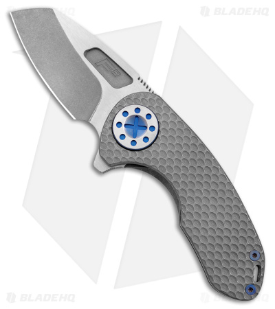 Curtiss Custom Knives F3 Compact Frame Lock Knife Ti/Blue WF (2.50