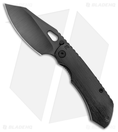 Custom Knife Factory Rotten EVO 3.0 Frame Lock Knife Black (4" Black DLC)
