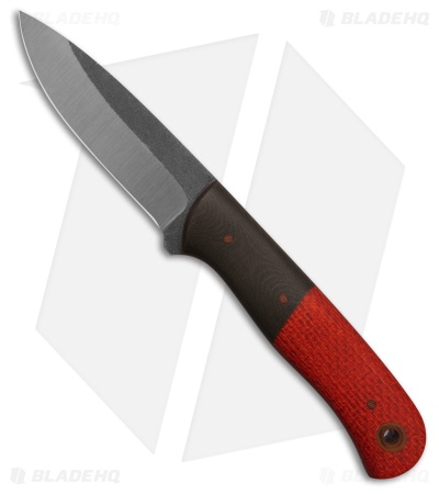 Cypress Creek Bushcrafter Fixed Blade Knife Tangerine Micarta (3.4