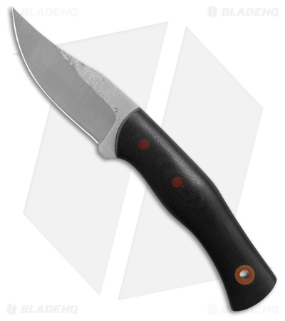 Cypress Creek Knives Buccaneer Fixed Blade Knife Black Micarta (3.5