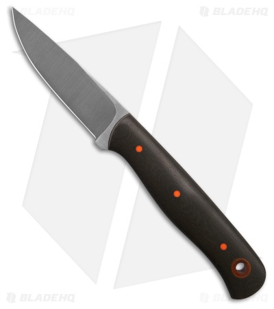 Cypress Creek Knives Skink Fixed Blade Knife Olive Canvas Micarta (3" Satin)