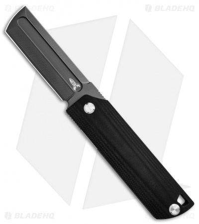 D Rocket Designs MaximX Liner Lock Knife Black G-10 (3.25" Black)