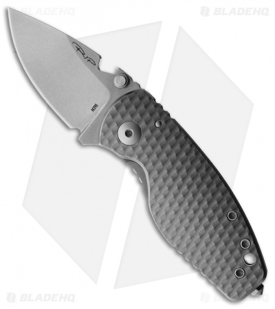 DPx HEAT/F Frame Lock Knife 3D Titanium Decade (2.375" Stonewash)