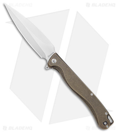 Daggerr Knives Vendetta Frame Lock Knife Bronze (5" Satin)