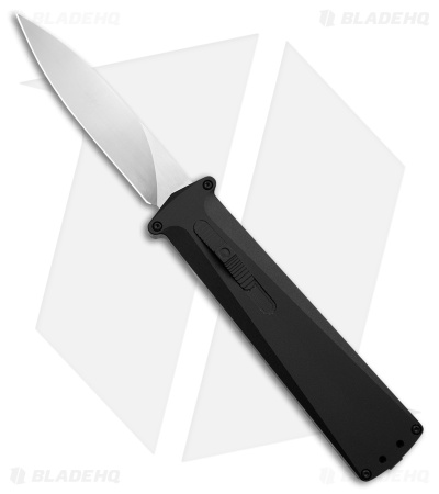 Daggerr Knives Koschei Slim Double Action OTF Knife Black (3.5" Satin D2)