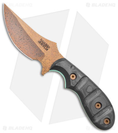 Dawson Knives Forester Fixed Blade Knife CF (4.4" Arizona Copper)