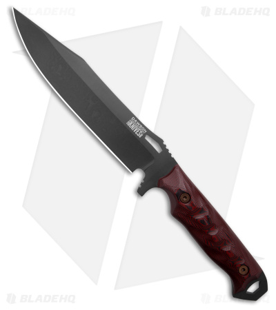 Dawson Knives Marauder XL Fixed Blade Knife Red/Black G-10 (7.25