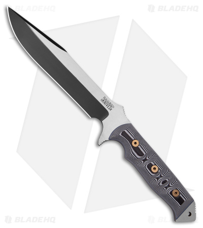 Dawson Knives Mojave 7 Fixed Blade Knife White/Black G-10 (7